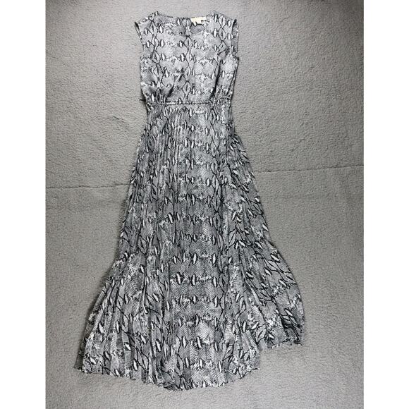 Michael Kors Dress Womens Small Snake Animal Print Maxi PullOver No Belt - Picture 1 of 10